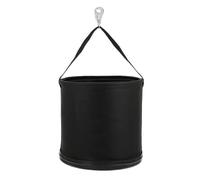 Seau à outils professionnel à base rigide de 30,5 cm avec sangle ergonomique en toile pour mécaniciens entrepreneurs seau à outils rond en toile