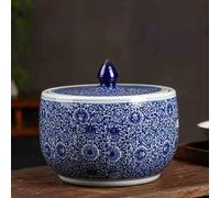 Seau à Riz, conteneur de Stockage de Riz hermétique, bac à Riz avec Couvercle, bac de Stockage de Haricots, maïs, blé, Flocons d'avoine (10 kg), réservoir de Stockage en céramiqu