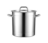 Seau à soupe en acier inoxydable, fond épais et surdimensionné, for hôtel/cantine/maison(70 Litres)