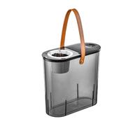 Seau à thé compact, poubelle de drainage pour déchets de feuilles, 29 x 29 x 12 cm, poubelle avec maille, seau filtrant solide, panier de bureau avec style moderne, poubelle de comptoir pour salon de