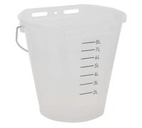Seau à veau transparent Kerbl Blanc 13 L