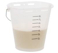 Seau à veau transparent Kerbl Blanc 8 L