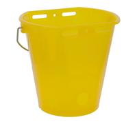 Seau à veau transparent Kerbl Jaune 8 L