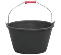 ALUMINIUM ET PLASTIQ Seau à Vendange 16 L Noir