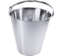 Seau, acier inoxydable, satiné, 7-15 litres au choix, sans cerceau de fond : 15 l Variante : 15 l