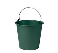 Seau Agricole 13 L - en Plastique avec Anse Métal - Ø 32 x H 27 cm - Vert