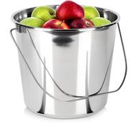 Seau alimentaire en acier inoxydable 12 l