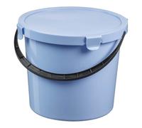 Seau avec couvercle 10 litres - Bleu