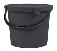 Seau avec couvercle 10 litres - Gris