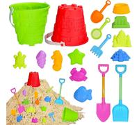Seau avec râteaux Formes Sable Jouer Set 17pcs