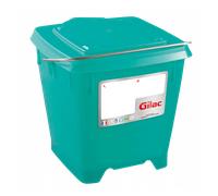 Seau carré HACCP + couvercle étanche - Vert - 12 L