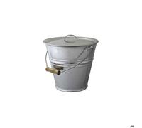 Seau cendres granulés ou compost avec couvercle 10 litres