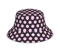 Seau Chapeau Boule Disco Groovy Chapeaux Seau Respirants Pêcheur Chapeaux Protection Solaire Bobscasquettes Randonnée pour Shopping Vacances