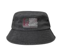 Seau Chapeau,Funky Chapeaux de Seau Espoir de Sensibilisation au myélome Multiple Personnalisé Bobs Femme pour Golf Vacances Été