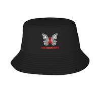 Seau Chapeau HIV Awareness Butterfly Chapeau Bob Protection Solaire Bucket Hat Respirants Chapeaux Seau pour Randonnée Vacances Camping