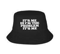 Seau Chapeau It's Me Hi I'm The Problem It's Me Bucket Hat Respirants Pêcheur Chapeaux Anti-UV Bobscasquettes pour Pêche Camping Shopping