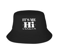 Seau Chapeau It's Me Hi I'm The Problem It's Me Chapeau Bob Anti-UV Pêcheur Chapeaux Pliables Bobscasquettes pour Camping Pêche Shopping