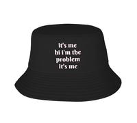 Seau Chapeau It's Me Hi I'm The Problem It's Me Chapeaux Seau Anti-UV Bucket Hat Protection Solaire Bobscasquettes pour Randonnée Shopping Vacances