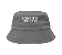 Seau Chapeau La Techno Est Mon Petit Ami Pêcheur Chapeaux Anti-UV Chapeau Bob Frais Chapeaux Seau pour Vacances Pêche Camping