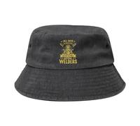 Seau Chapeau,Personnalisé Pecheur Chapeaux Tous Les Hommes sont créés égaux, mais Seuls Les Meilleurs Deviennent soudeurs Unisex Bobs Femme pour Femmes Hommes Chasse