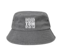 Seau Chapeau Si Vous Ne Réussissez Pas du Premier Coup, Essayez De Faire Ce Que Tom Vous A Dit De Faire La Première Fois Solaire Chapeau Bob Frais Pêcheur Chapeaux pour Shopping Camping