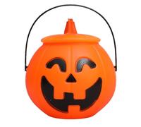 Seau Citrouille d'halloween, Seau Au Design Citrouille pour Collecter des Bonbons, Déco Halloween, Seaux De Bonbons d'halloween pour Les Enfant, Seau De Tromperie Portable pour Festival, 4 Pièces