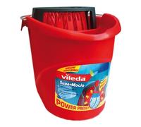 Vileda Super Mocio seau et système de lavage Réservoir unique Rouge