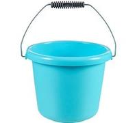 Curver Seau 5L Anse métal pour Le Ménage - Bac de Lavage Pratique et Empilable - pour Laver Le Linge, la Vaisselle, Le Sol - 24 x 24 x 19,5 cm - Bleu Turquoise