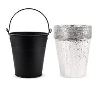 Seau d' gouttement QuliMetal et lot de 15 doublures en aluminium jetables pour Oklahoma