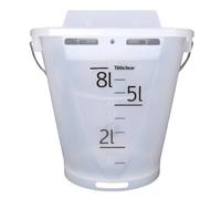 Seau d'allaitement complet pour veau Téticlear Blanc 8 L