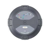 Seau d'appât flottant aérateur magnétique ultra silencieux étanche pompe à oxygène électrique idéal pour aquarium et accessoires de pêche en plein air (gris)