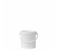 Seau de 1,8 l, plastique PP, blanc