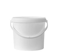 Seau de 12,5 ml, plastique PP, blanc