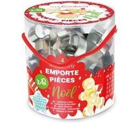 Seau de 18 emporte-pièces en inox Noël ScrapCooking 2004 Multicolore G
