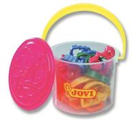 Jovi – Emporte-pièces seau 24 pièces, formes géométriques, idéal pour pâte à modeler