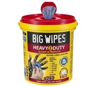 Seau de 240 lingettes Heavy Duty ultra résistantes - BIG WIPES BIHEA120-SE