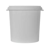 Seau de 30 l, plastique PP, blanc