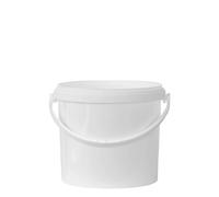 Seau de 5 l, plastique PP, blanc