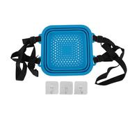 SEAU DE BAIN À GLACE EN SILICONE PLIABLE PORTABLE REFROIDISSEMENT EFFICACE POUR LES ATHLÈTES AMATEURS D'EAU FROIDE (Bleue)