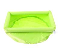 Seau de Bain Gonflable Pliable 8l en Pvc pour Camping Extérieur | Format Portable Grand Volume, Vert, Bassine de Trempage Pratique pour Activités Outdoor et Bivouac