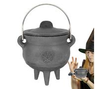 Seau de chaudron Halloween - Prop propose de la bouilloire de sorcière, Pot de bonbons de fête d'Halloween | Pot de mélange de sorts effrayants avec couvercle, bol de décoration de chaudron pour range