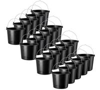Seau de construction KADAX en plastique, 5 l, seau à mortier pour jardin, 20