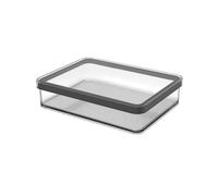 Seau de conteneur Rotho Noir Transparent Plastique