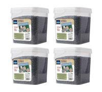 Seau de graines de Tournesol Noir 2 kgs pour Oiseau de la Nature - Lot de 4