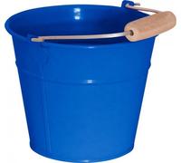 Seau de jardin Woody - bleu, métal