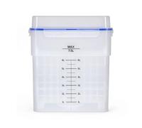 Seau de lavage de 7,5 L compatible avec ELEGOO Mercury Plus V3 | Capacité de 7,5 L, Récipient scellé, Conception résistante aux fuites, Nettoyage facile