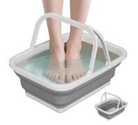 Seau de lavage des pieds pliable portable pour le trempage | Lavabo pour pieds de plage, terrasse, douche extérieure au sol