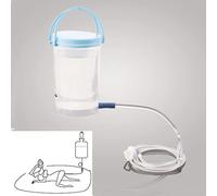 Seau de lavage, dispositif de lavement intestinal, kit d'irrigation pour le nettoyage intestinal, kit de lavement de 1,2 l, kit d'irrigation de voyage, nettoyage intestinal, douche intime