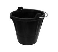 Seau De Maçon - 12 L - Caoutchouc - Avec Bec Verseur