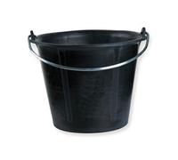 Seau de maçon 20 l polyéthylène noir MONDELIN